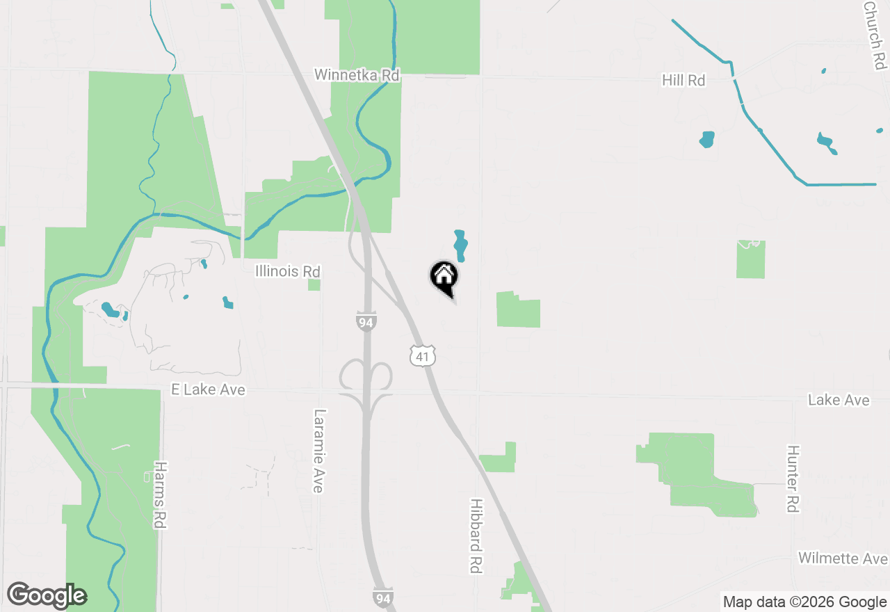 Map of 3205 Sprucewood Road, Wilmette, IL 60091