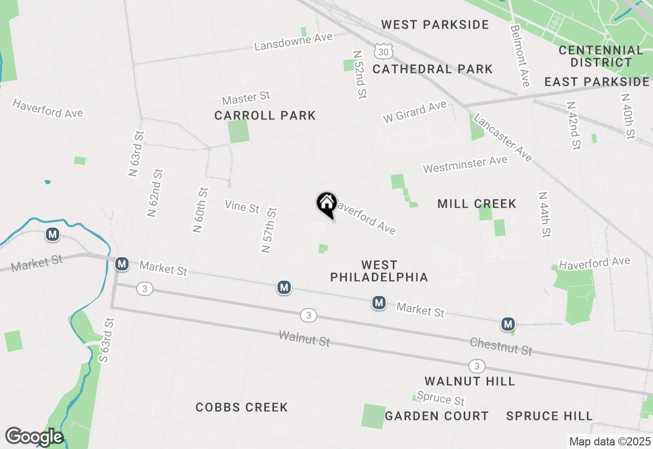 Map of 5432 Vine Street #UPSTAIRS2, Philadelphia, PA 19139