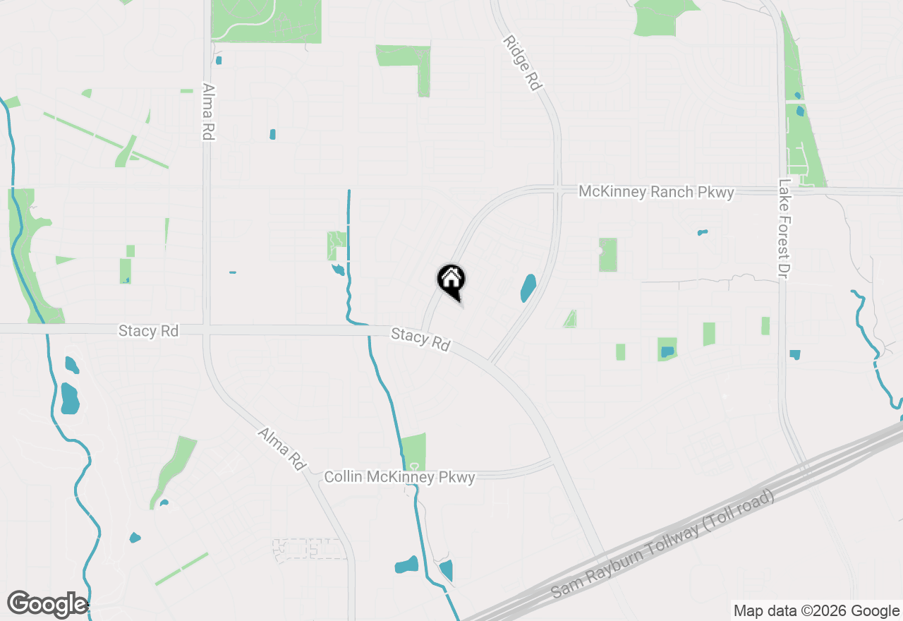 Map of 6232 Fortuna Lane, Mckinney, TX 75070