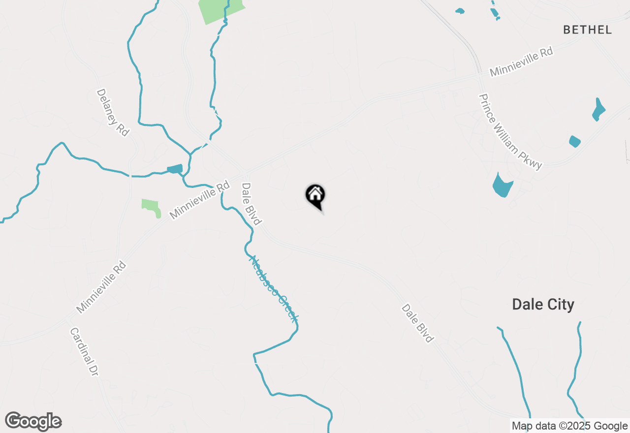 Map of 3938 Forestdale Avenue, Woodbridge, VA 22193