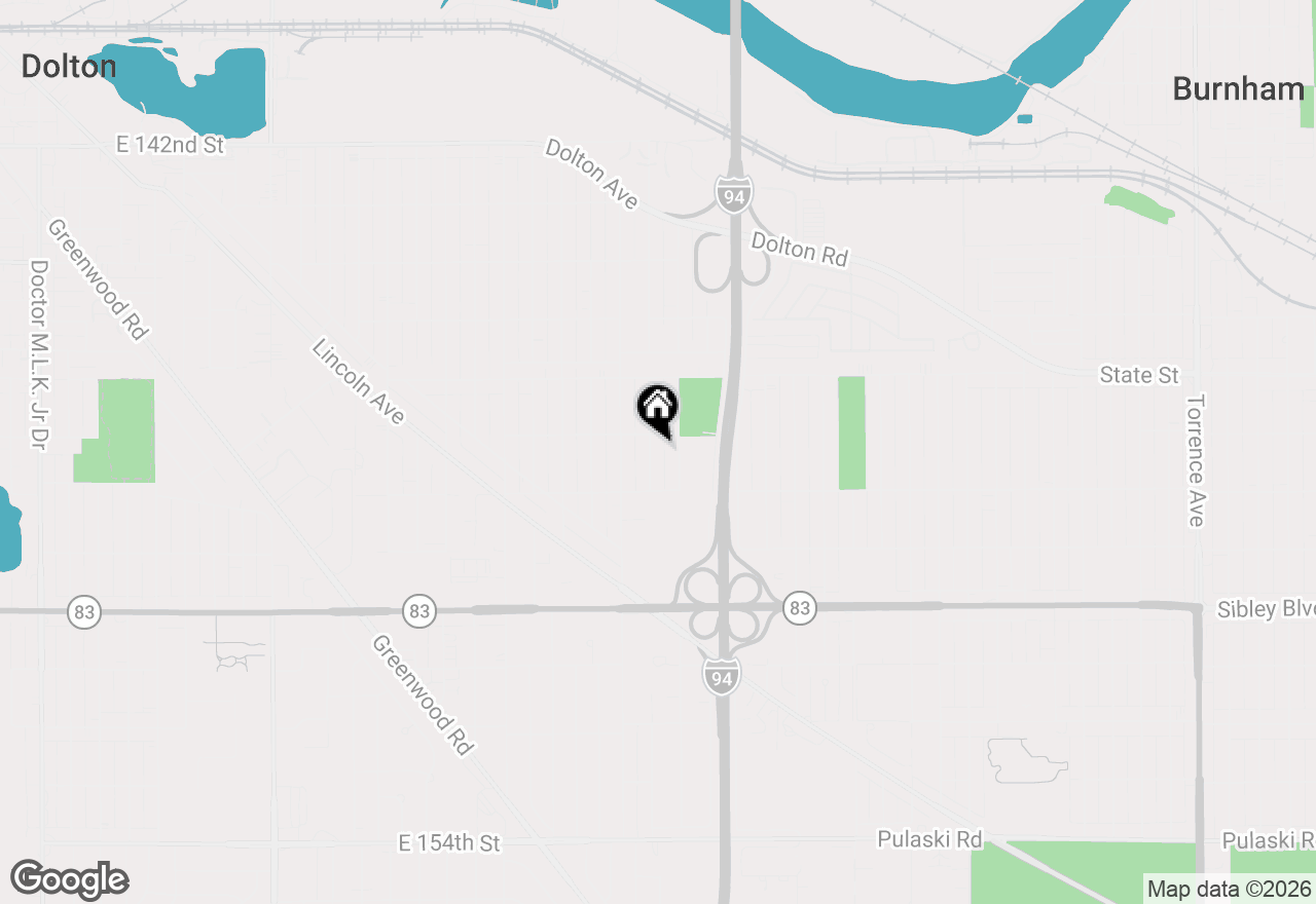 Map of 14713 Dante Avenue, Dolton, IL 60419