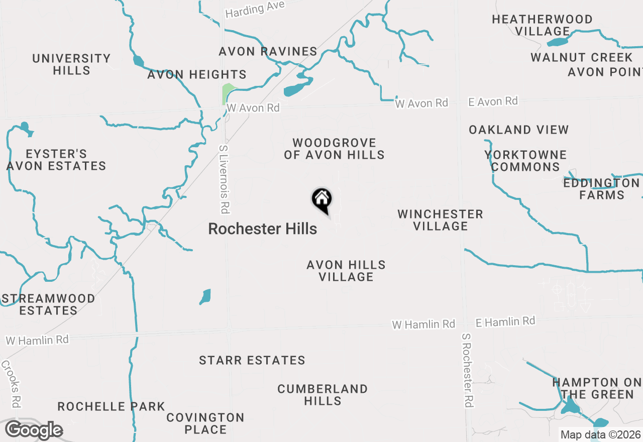 Map of 1200 Marseille Court #101, Rochester Hills, MI 48307