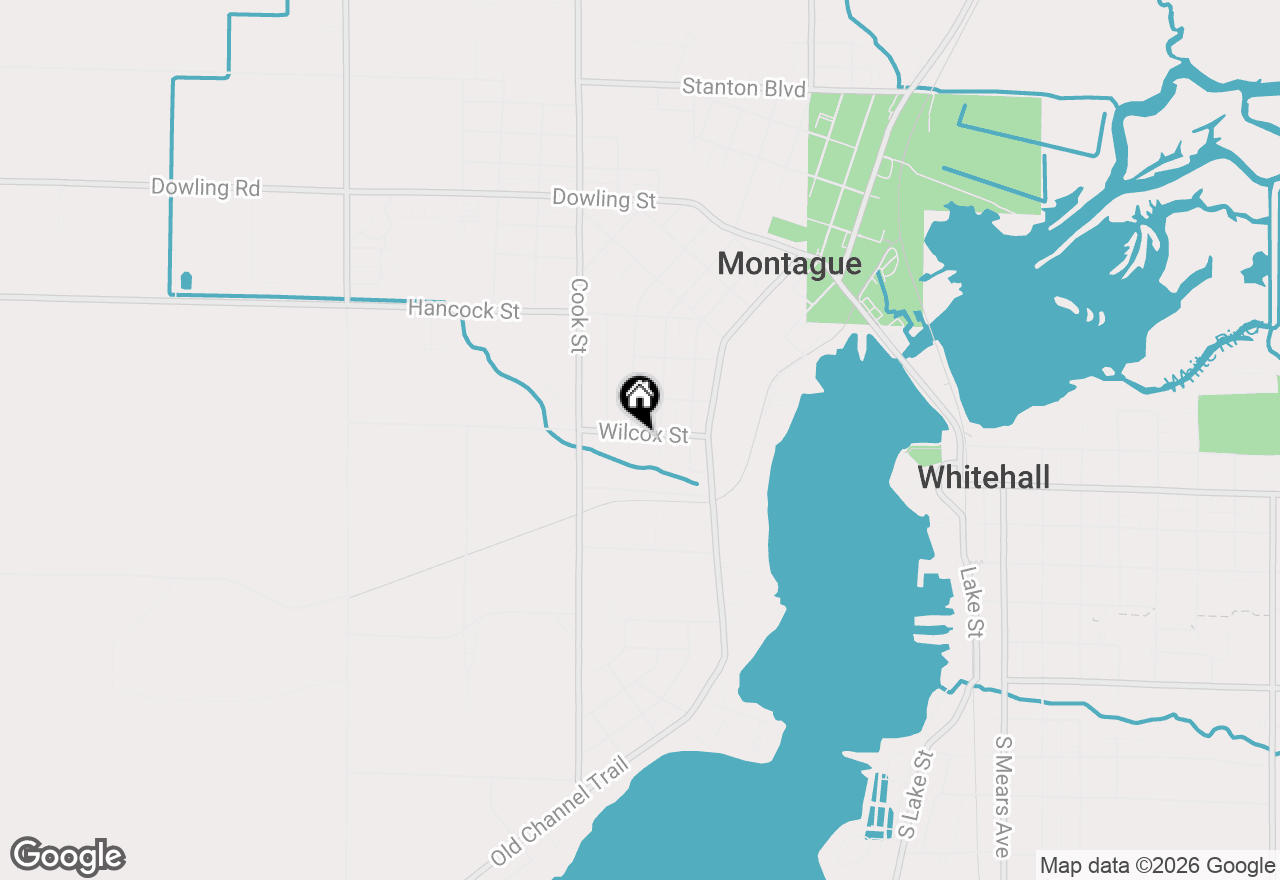 Map of VL Wilcox Street, Montague, MI 49437