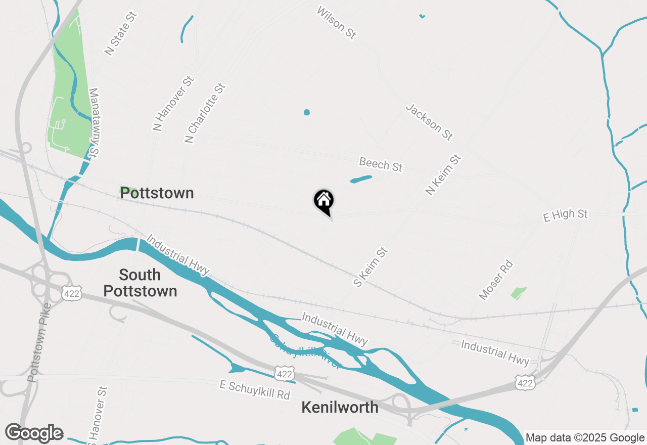 Map of 762 E High Street, Pottstown, PA 19464