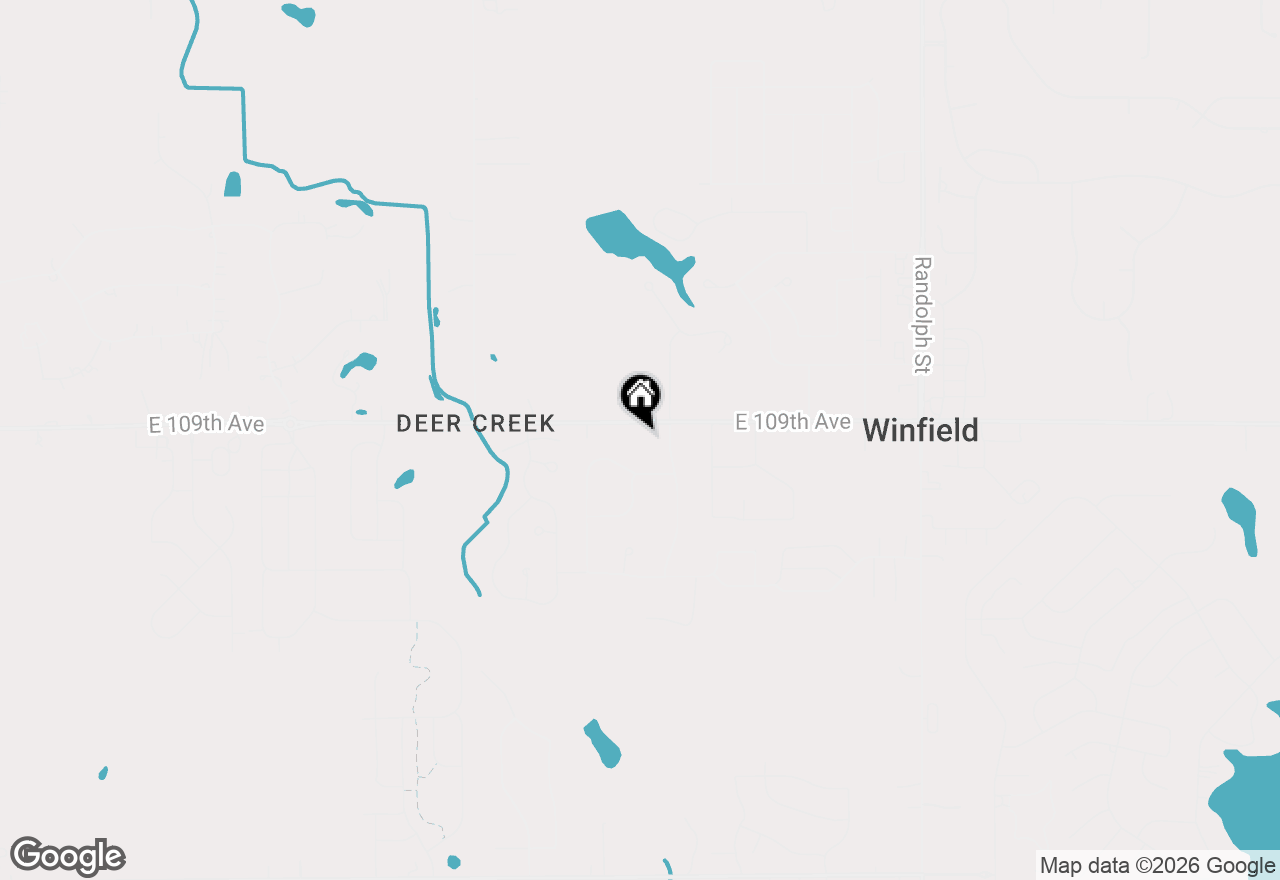 Map of 7033 E 109th Avenue, Winfield, IN 46307