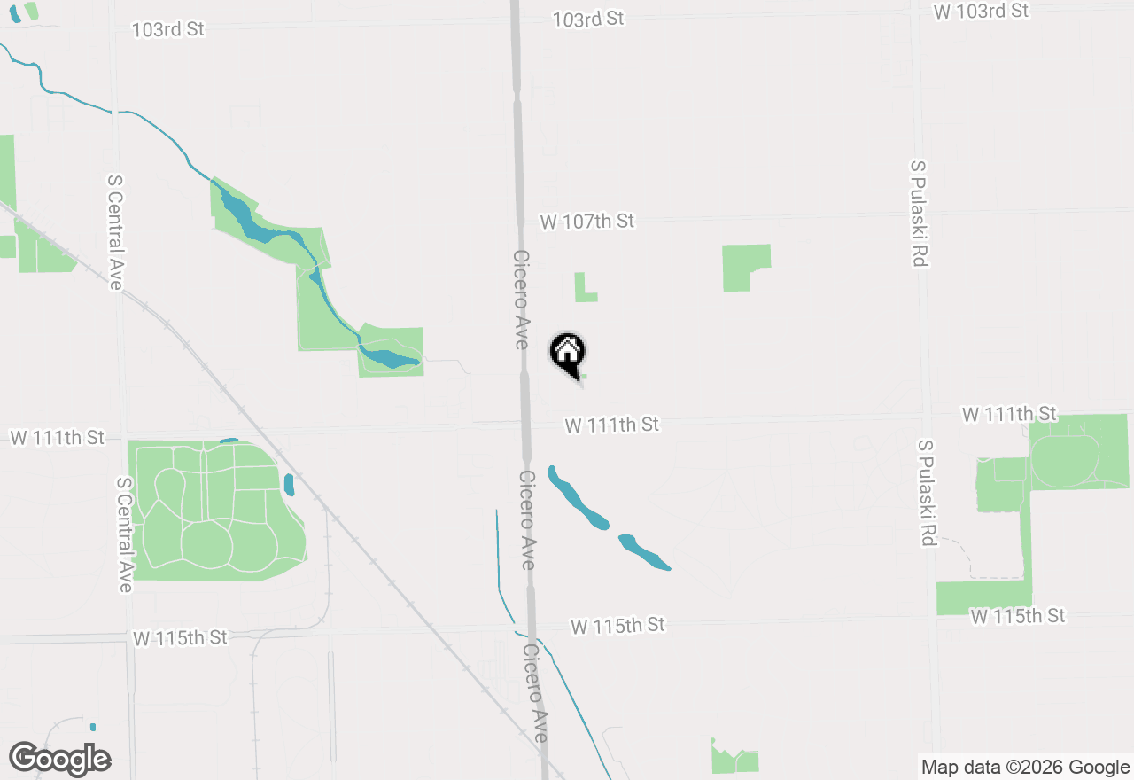 Map of 11012 Kilpatrick Avenue #3NE, Oak Lawn, IL 60453