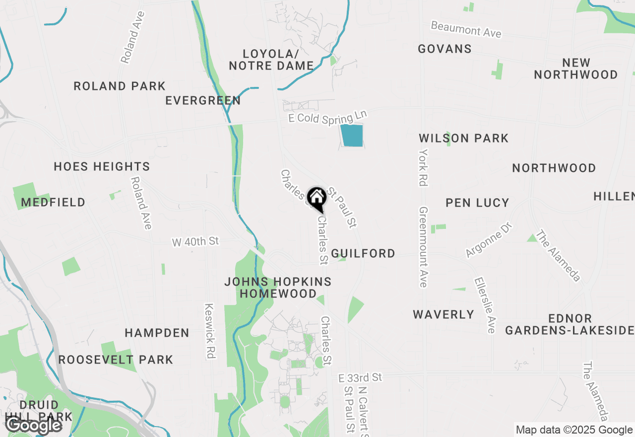 Map of 4100 N Charles Street #414, Baltimore, MD 21218