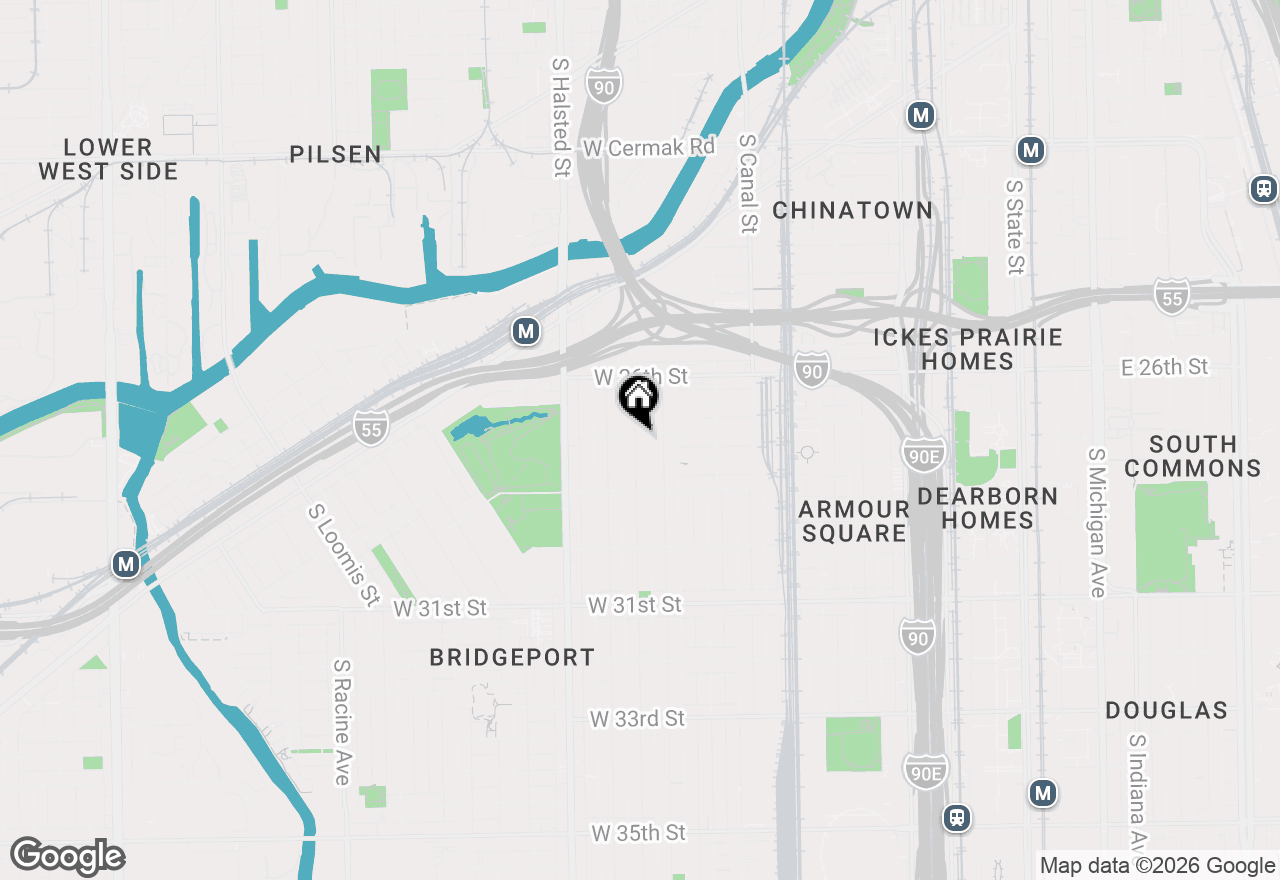 Map of 2802 S Lowe Avenue #G, Chicago, IL 60616