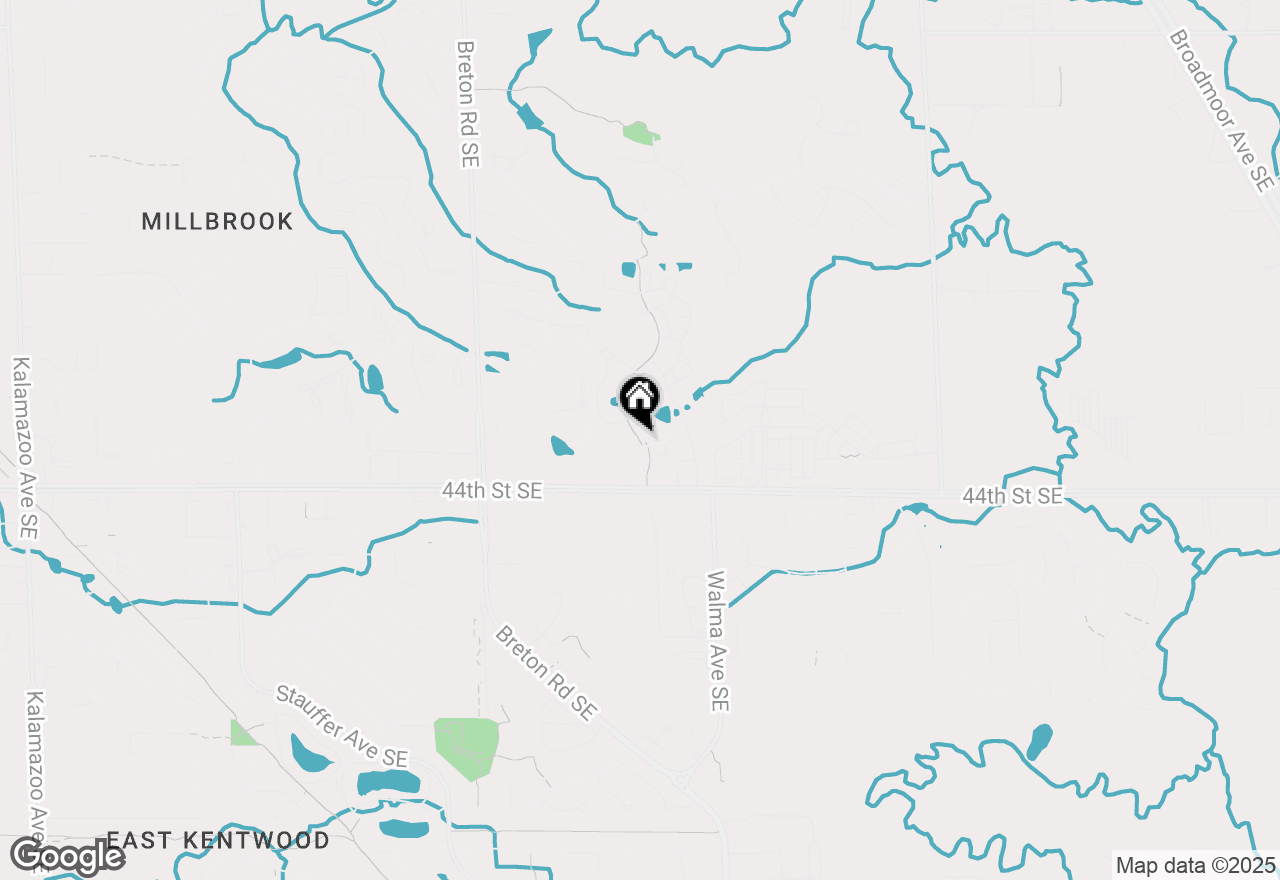 Map of 4347 Walnut Hills Drive Se, Kentwood, MI 49512