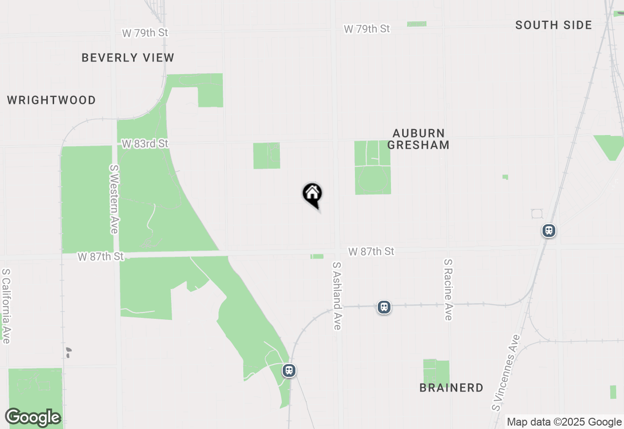 Map of 8541 S Paulina Street, Chicago, IL 60620