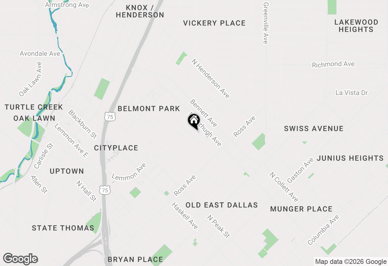 Map of 2015 N Prairie Avenue #201, Dallas, TX 75204