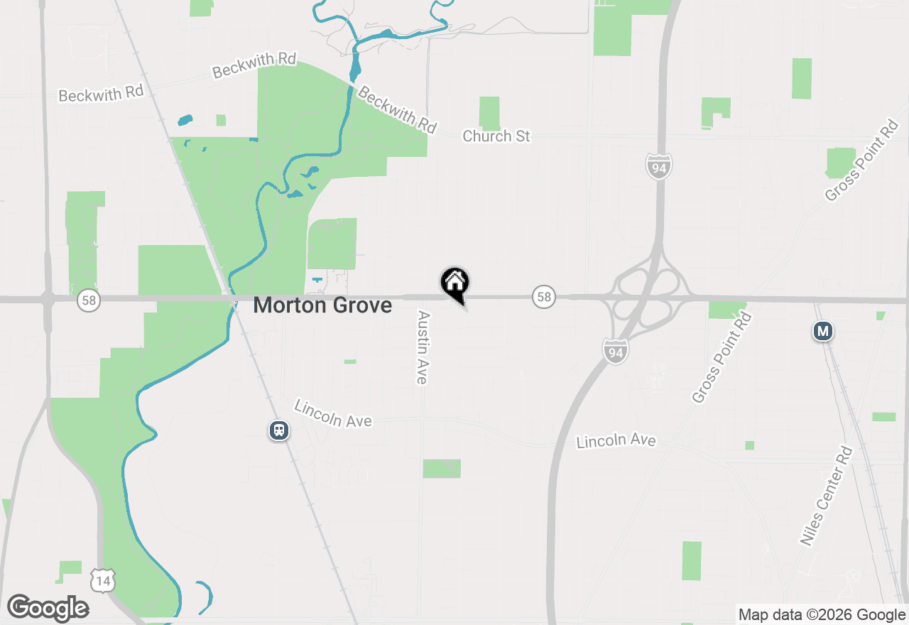 Map of 5910 Carol Avenue, Morton Grove, IL 60053