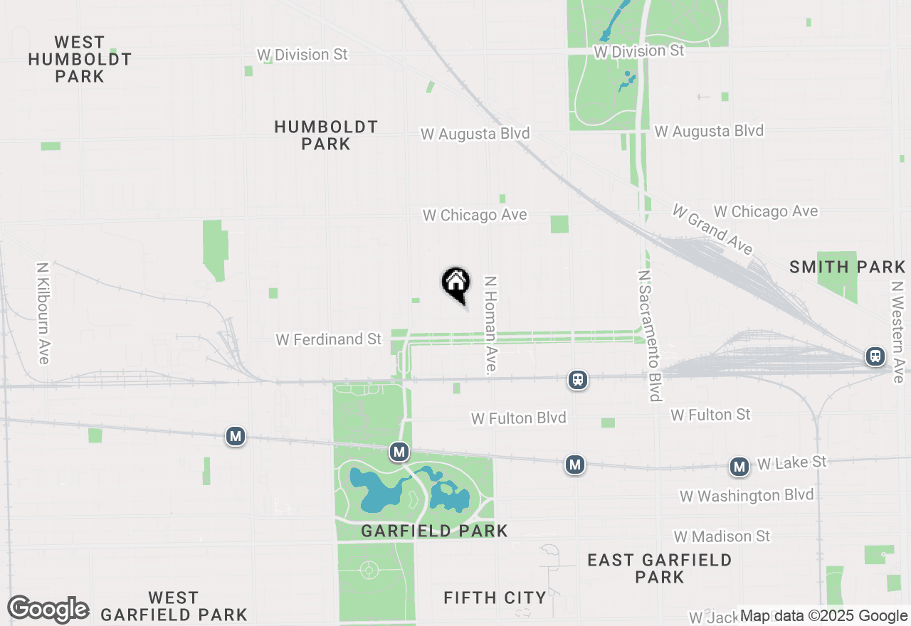 Map of 527 N Saint Louis Avenue, Chicago, IL 60624