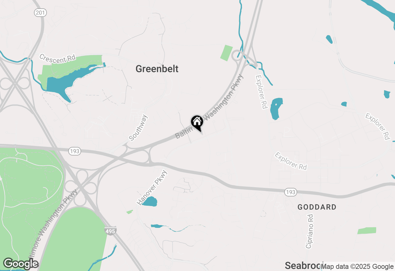 Map of 7724 Hanover Parkway #189, Greenbelt, MD 20770