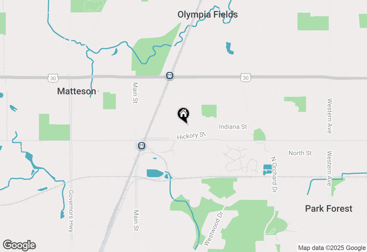 Map of 520 Antietam Street, Park Forest, IL 60466