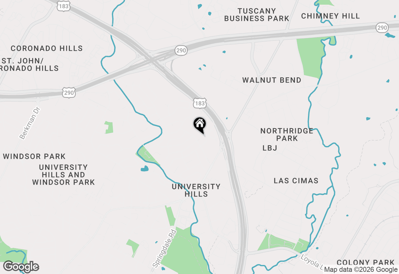 Map of 7004 Bryn Mawr Cv, Austin, TX 78723