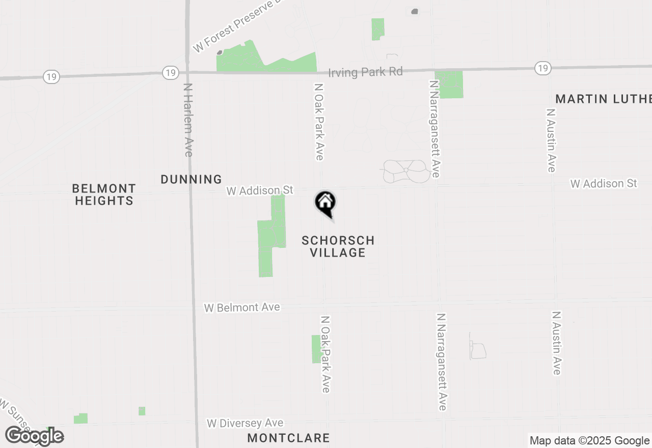 Map of 3449 N Oak Park Avenue, Chicago, IL 60634