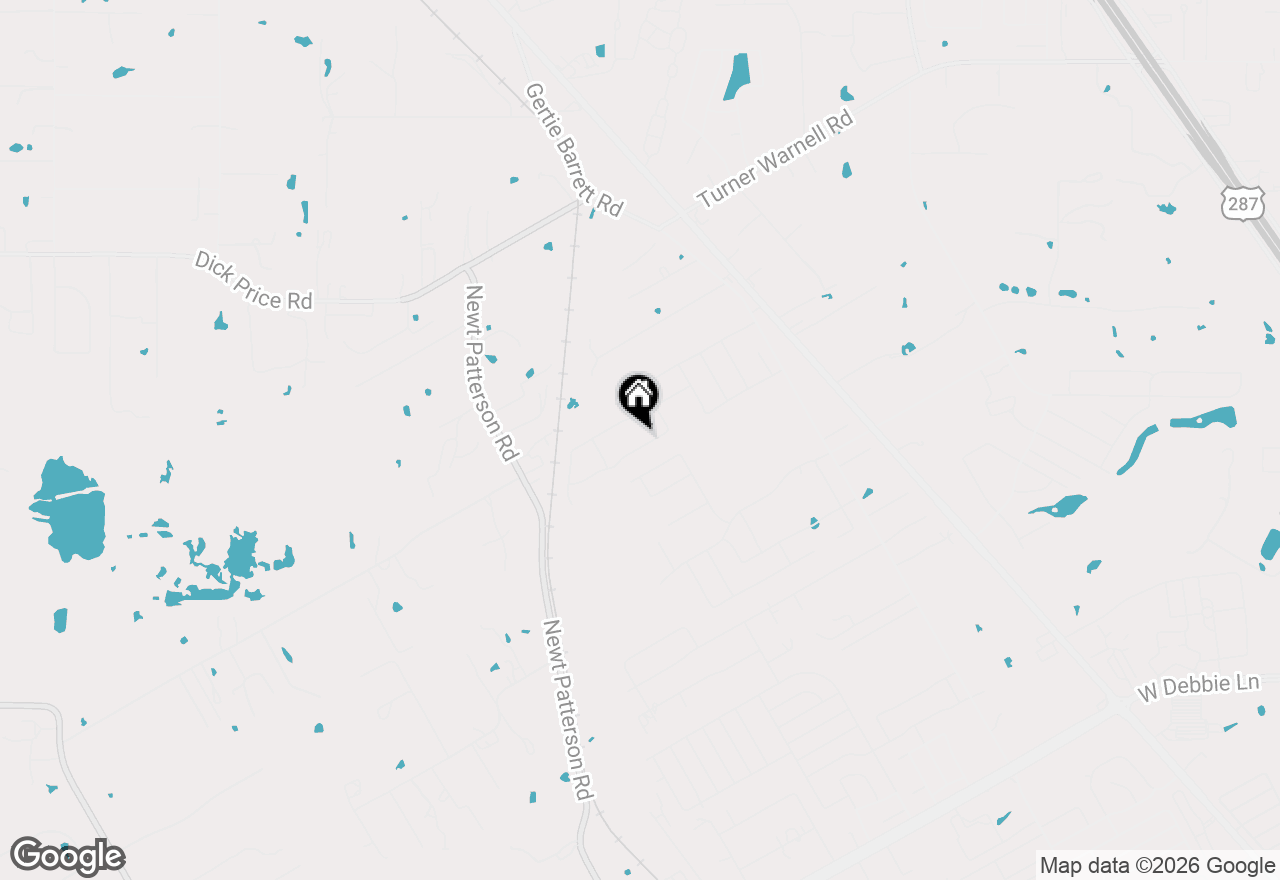 Map of 2408 Rileigh Lane, Mansfield, TX 76063