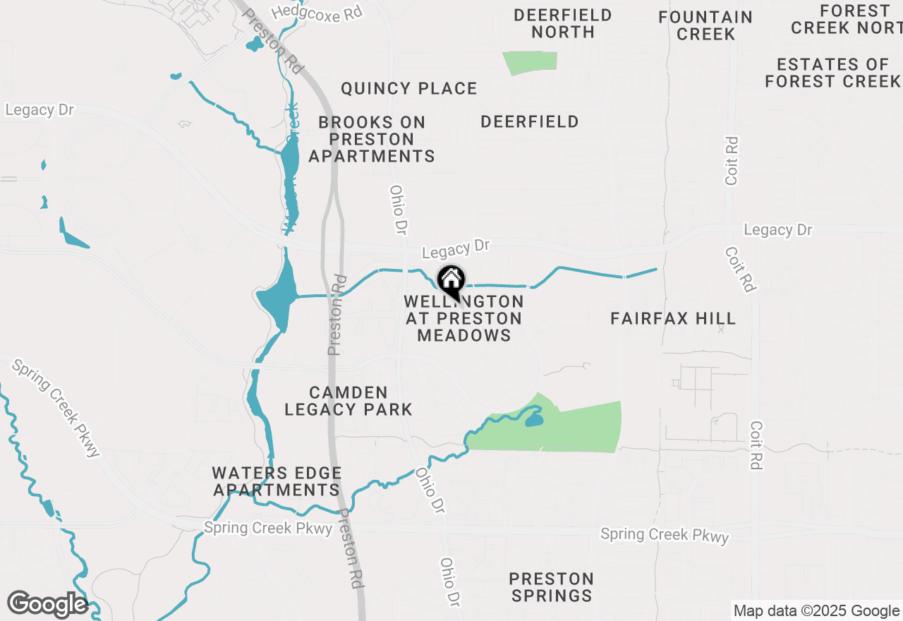 Map of 4649 Spencer Drive, Plano, TX 75024