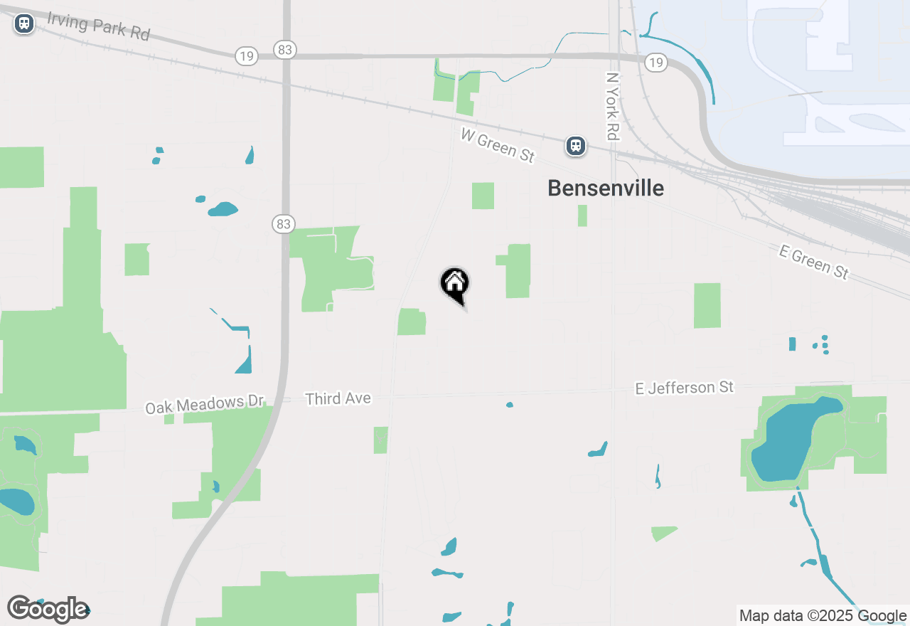 Map of 313 Miner Street, Bensenville, IL 60106