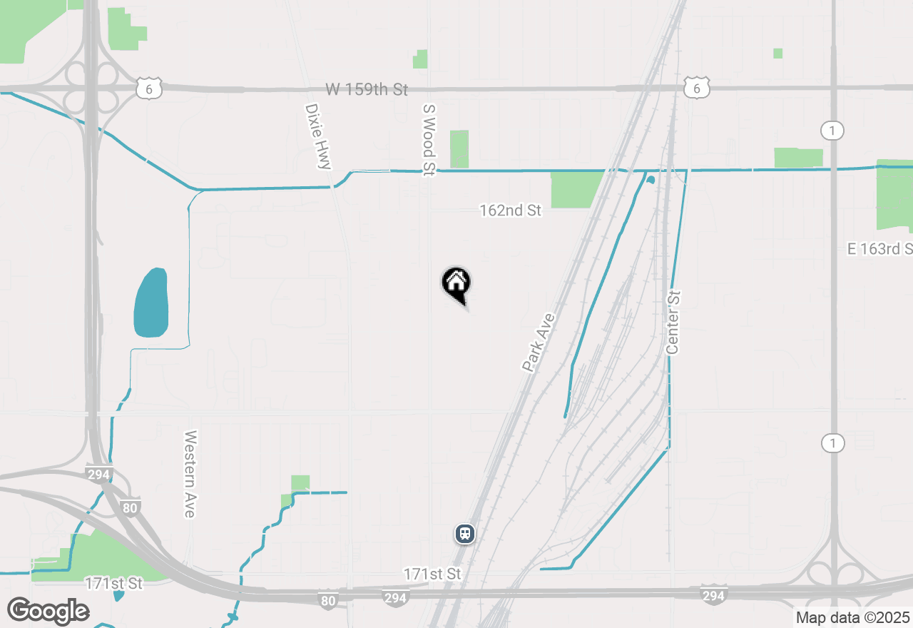 Map of 16439 Hermitage Avenue South West, Markham, IL 60428