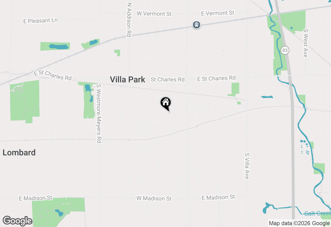 Map of 210 S Yale Avenue, Villa Park, IL 60181