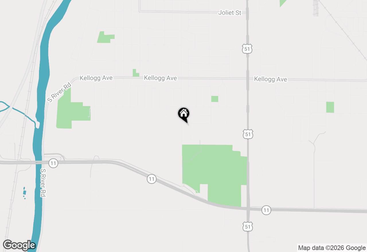 Map of 2425 S Oakhill Avenue, Janesville, WI 53546