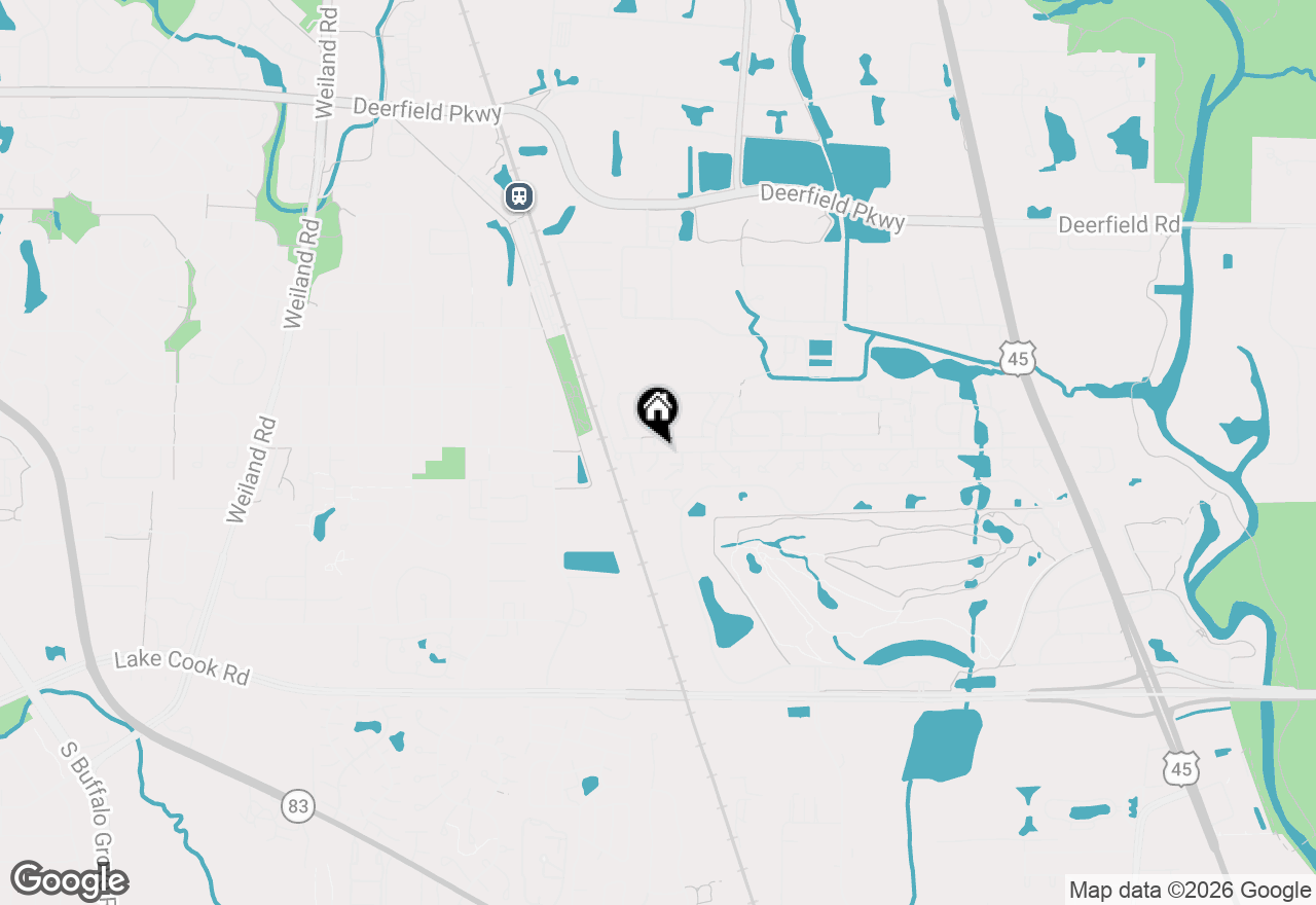 Map of 1336 Inverrary Lane #1336, Deerfield, IL 60015