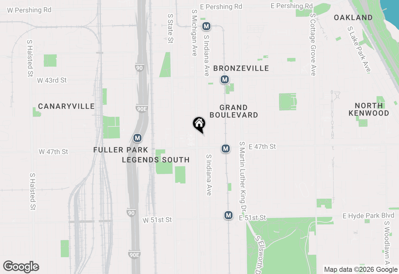 Map of 4625 S Michigan Avenue #1, Chicago, IL 60653