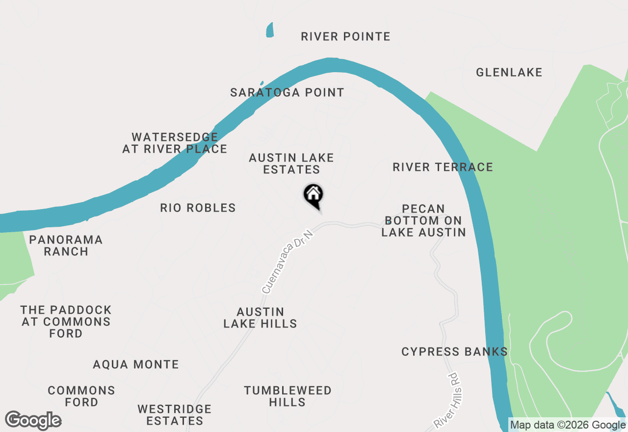 Map of 2215 Balboa Rd, Austin, TX 78733