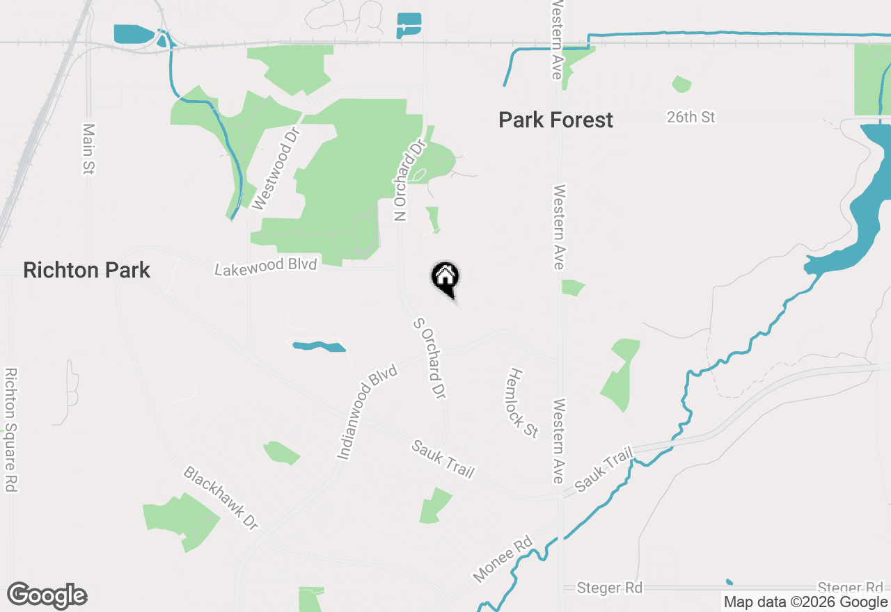 Map of 368 Main Street, Park Forest, IL 60466