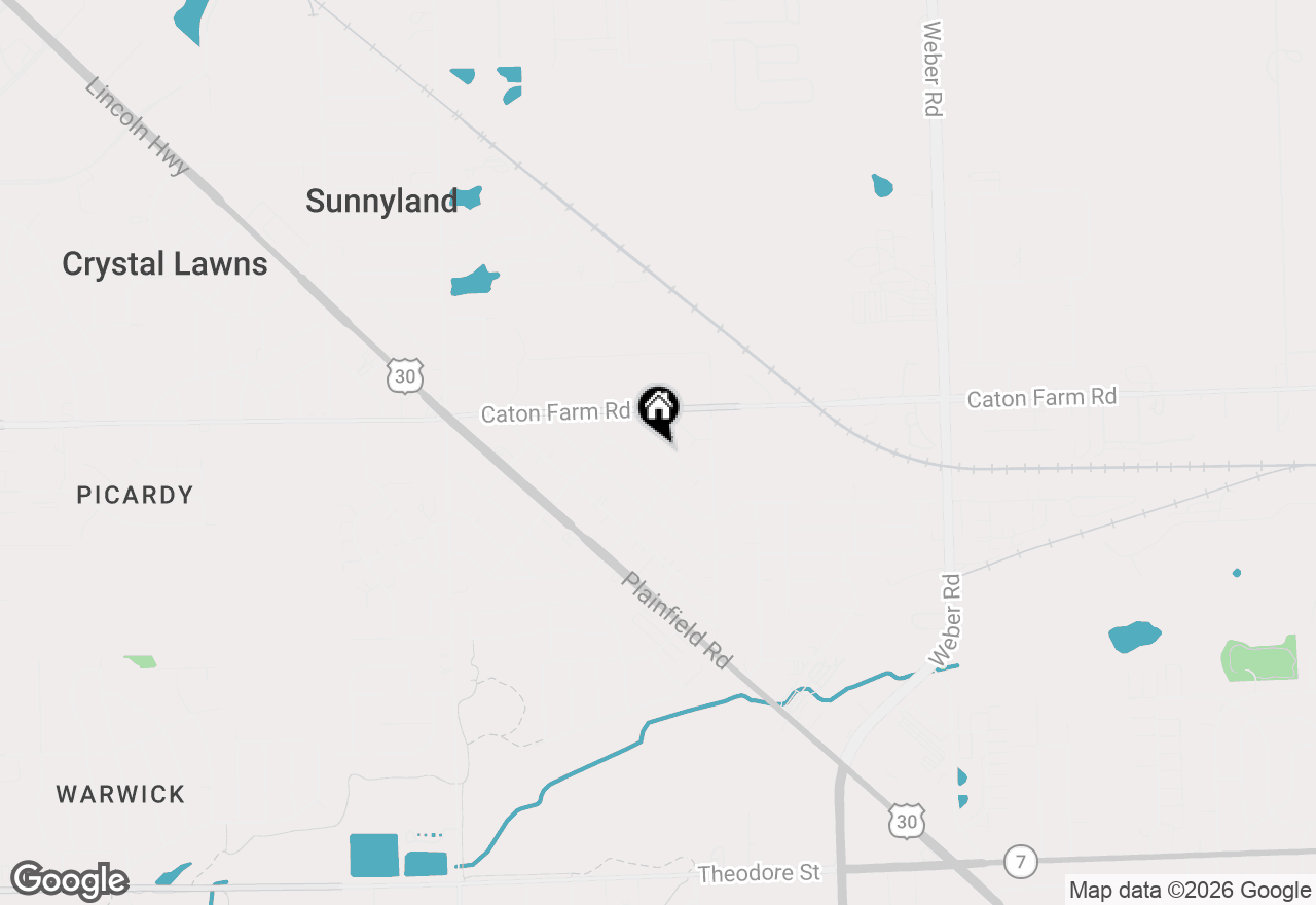 Map of 2313 Green Street, Crest Hill, IL 60403