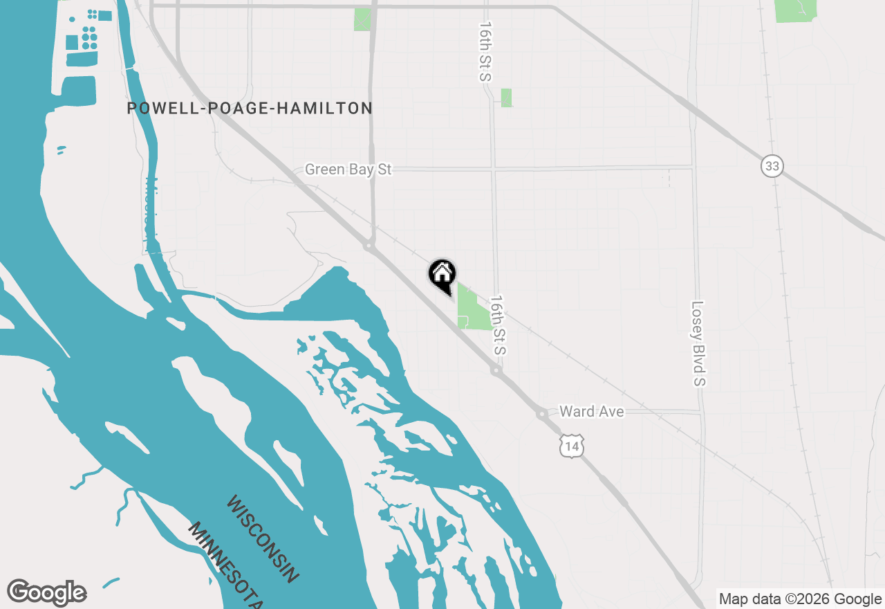 Map of 2253 14th St S, La Crosse, WI 54601