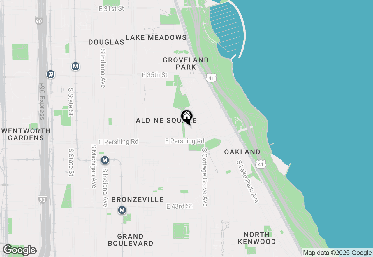 Map of 3815 S Langley Avenue #201, Chicago, IL 60653