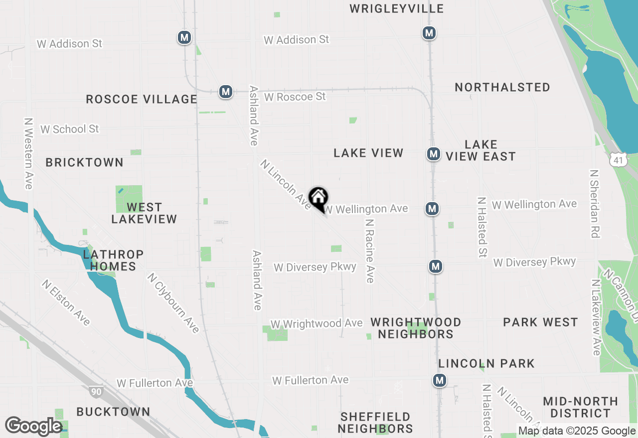 Map of (Address confidential), Chicago, Illinois 60657