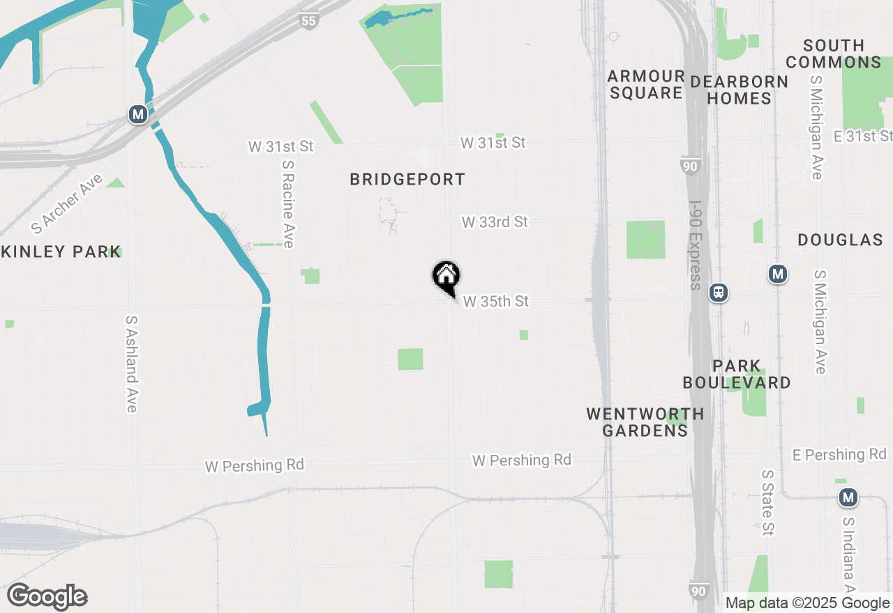 Map of 3500 S Halsted Street, Chicago, IL 60609