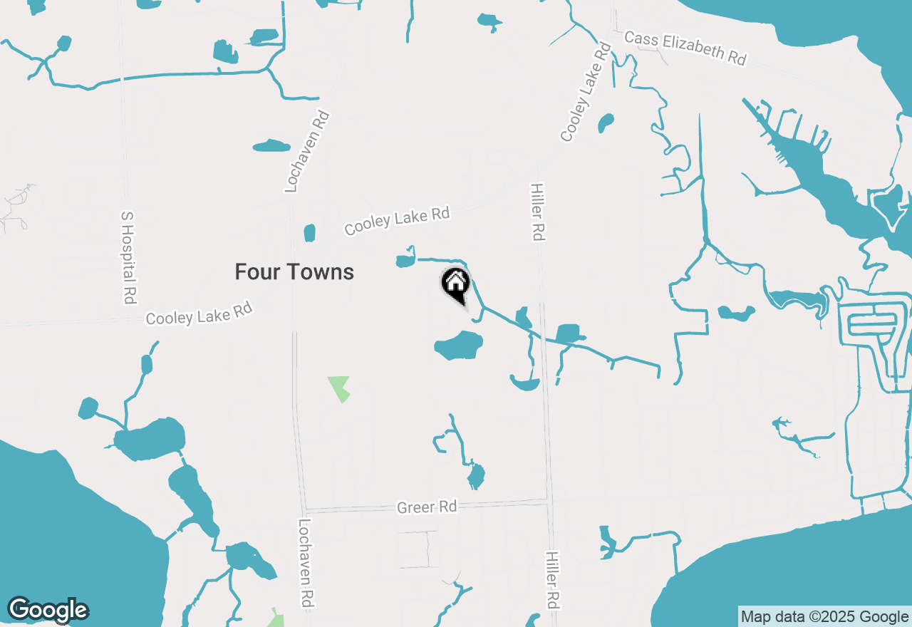Map of 5963 James Head Court, West Bloomfield, MI 48324