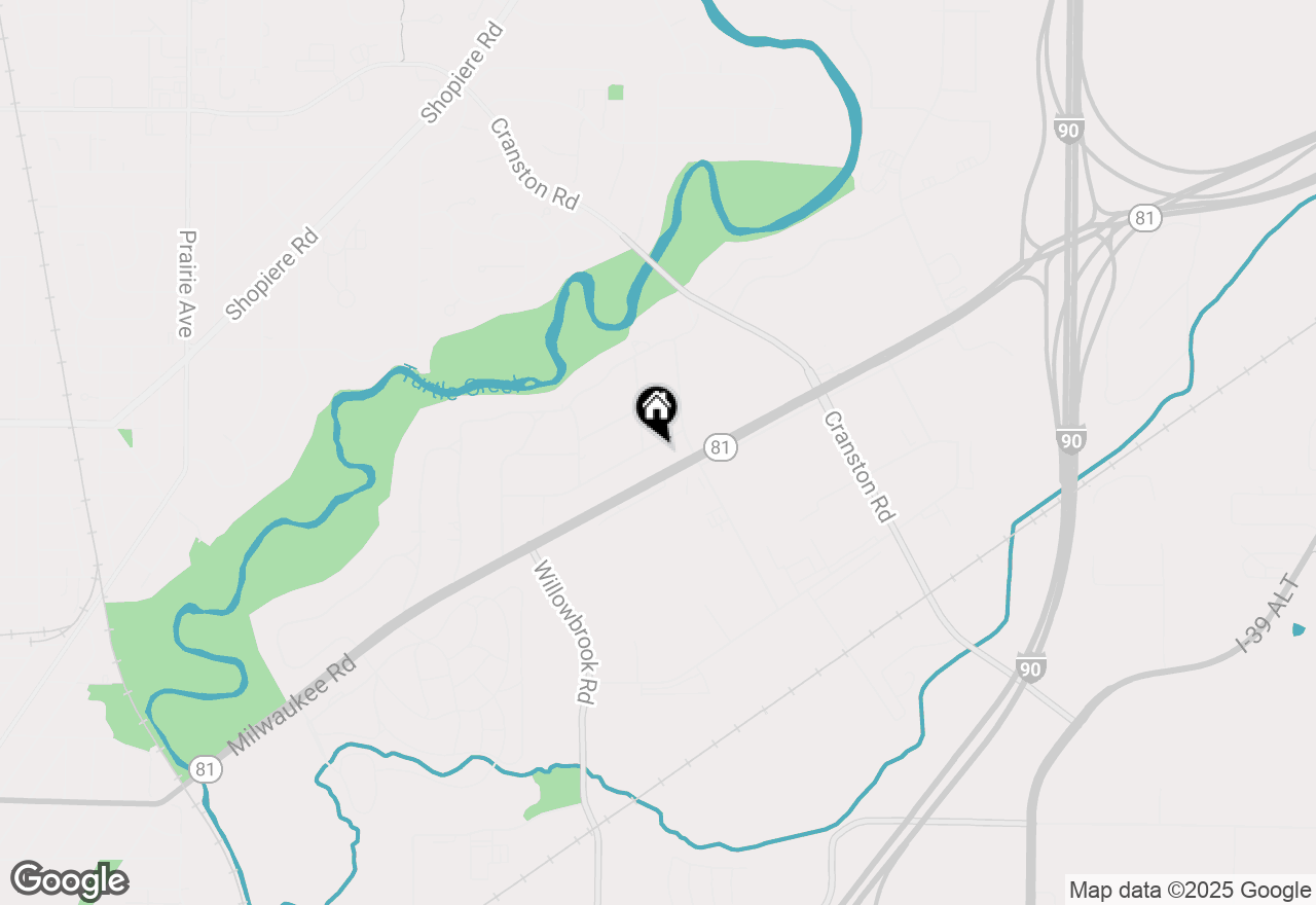 Map of 2610-2612 Blarney Stone Drive, Beloit, WI 53511