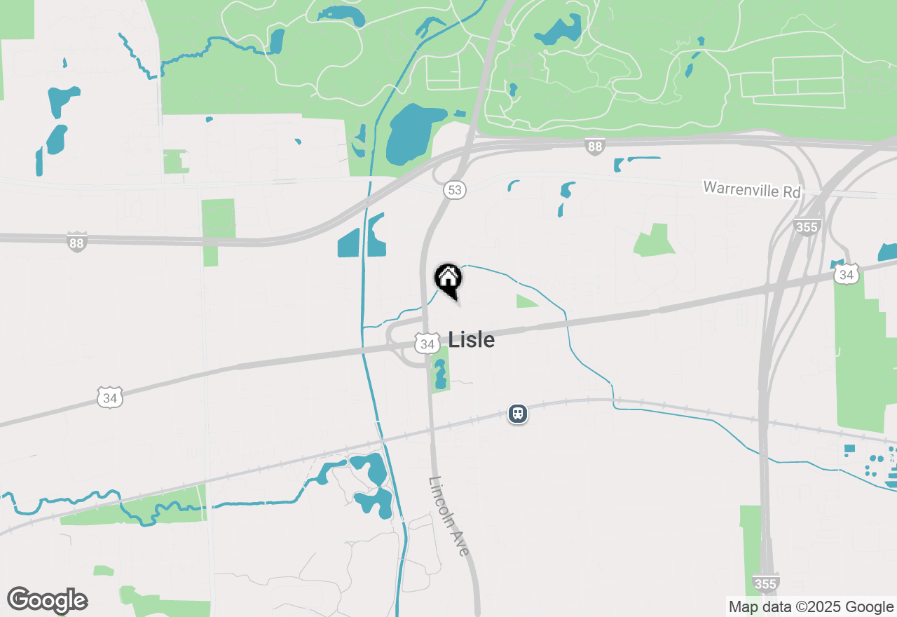 Map of 1112 Southport Avenue, Lisle, IL 60532