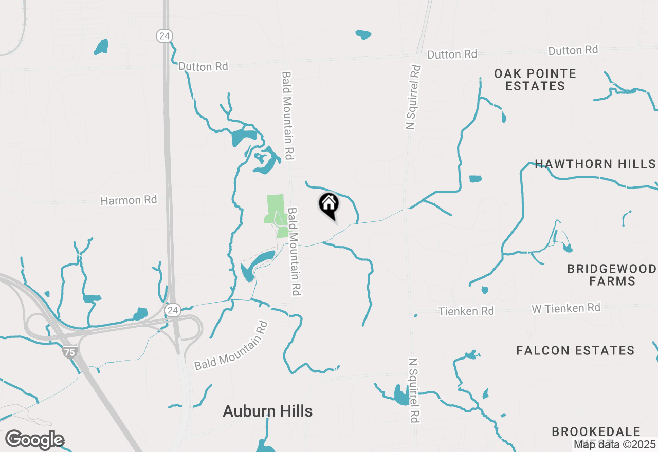 Map of 3780 Bald Mountain Road, Auburn Hills, MI 48326