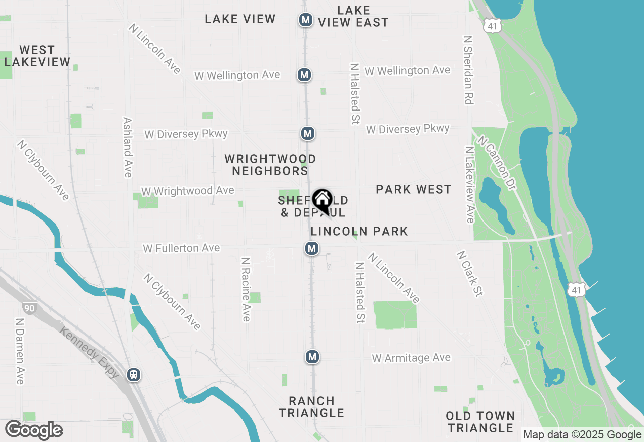 Map of 917 W Altgeld Street #1, Chicago, IL 60614