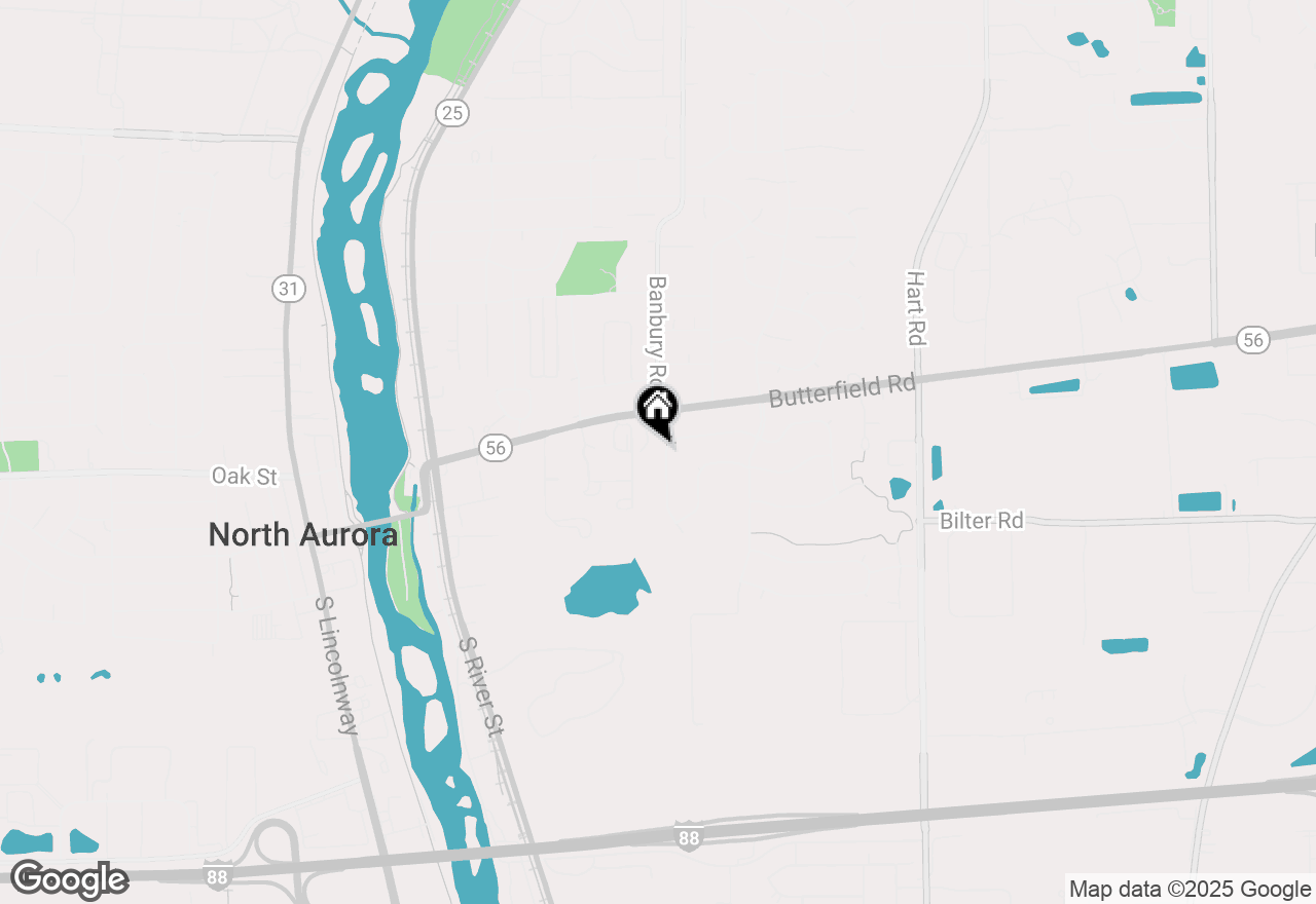 Map of 493 Chesterfield Lane, North Aurora, IL 60542