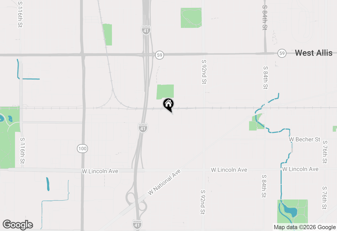 Map of 1920 S 97th St, West Allis, WI 53227