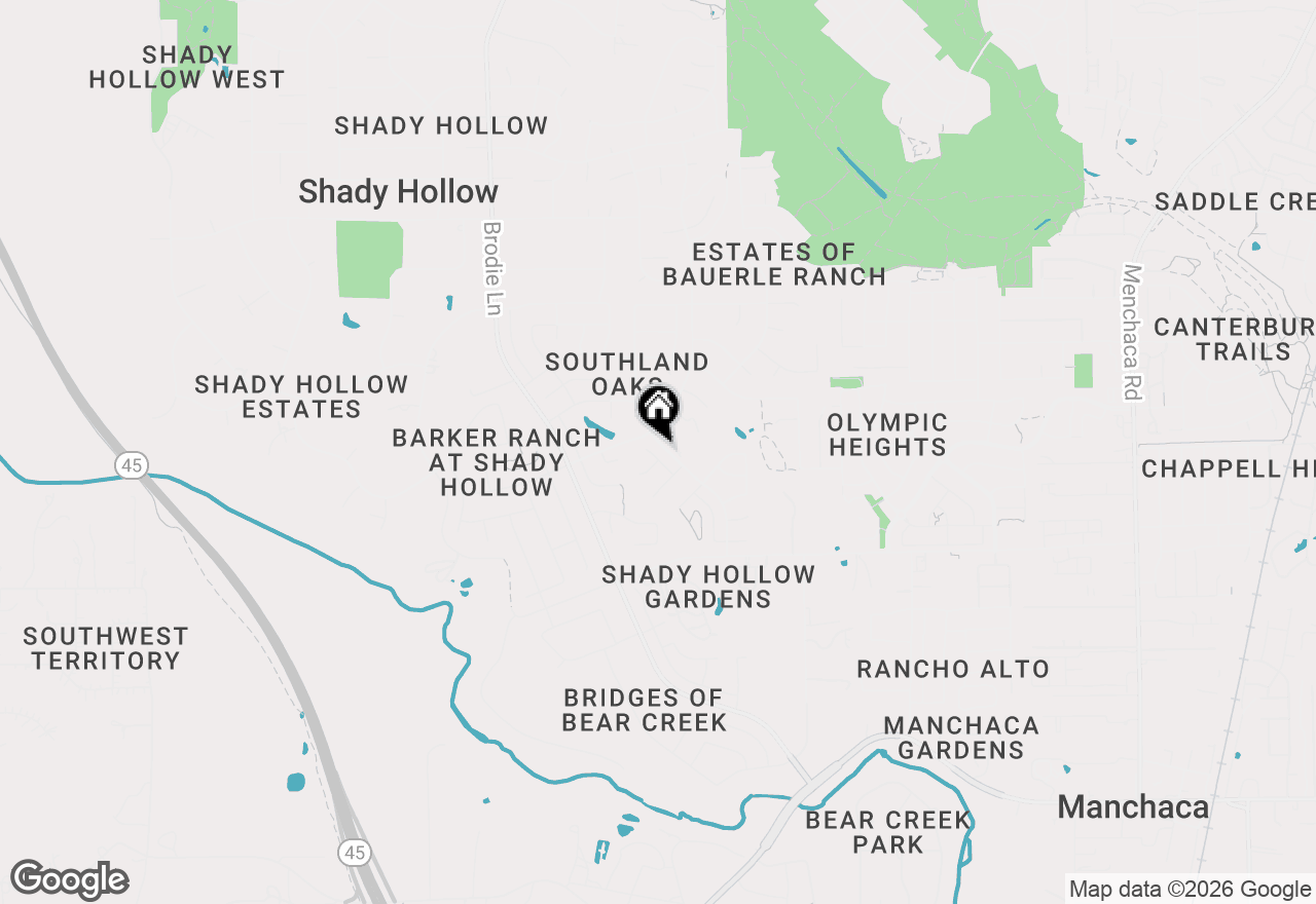 Map of 2724 Cradlerock Ter, Austin, TX 78748