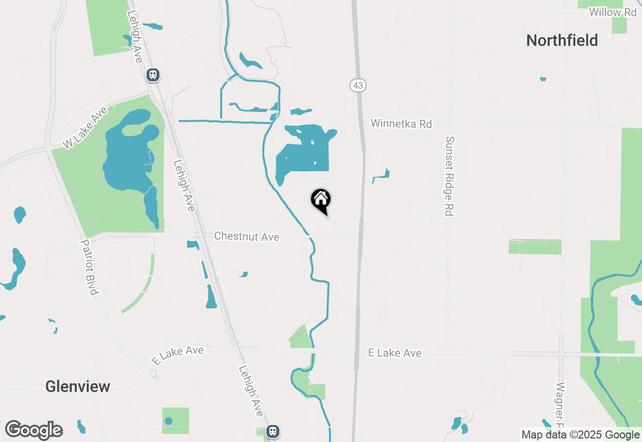 Map of 1830 Chestnut Avenue #1830, Glenview, IL 60025