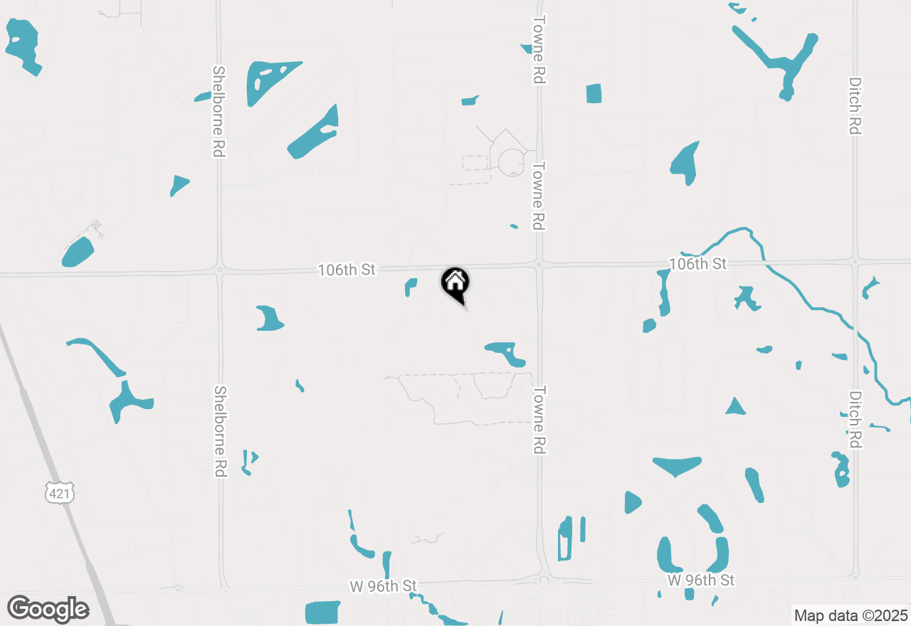 Map of 10541 Titan Run, Carmel, IN 46032