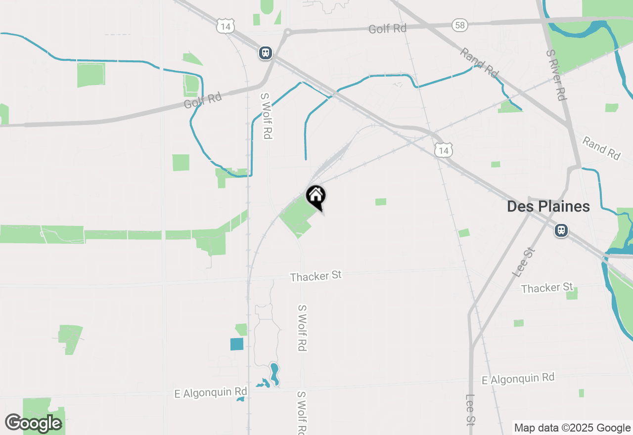 Map of 666 Greenview Avenue, Des Plaines, IL 60016