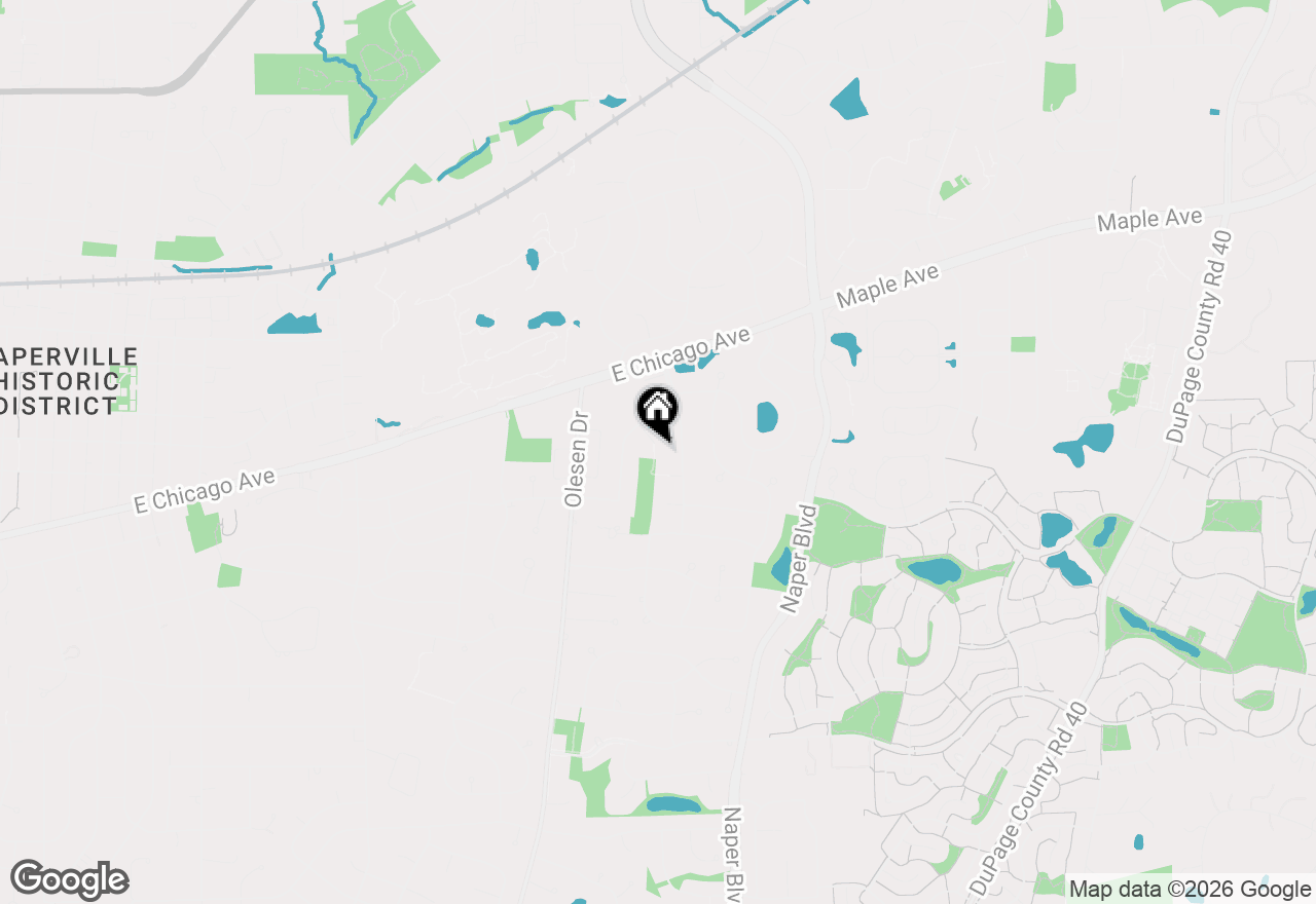 Map of 46 Sussex Court, Naperville, IL 60540