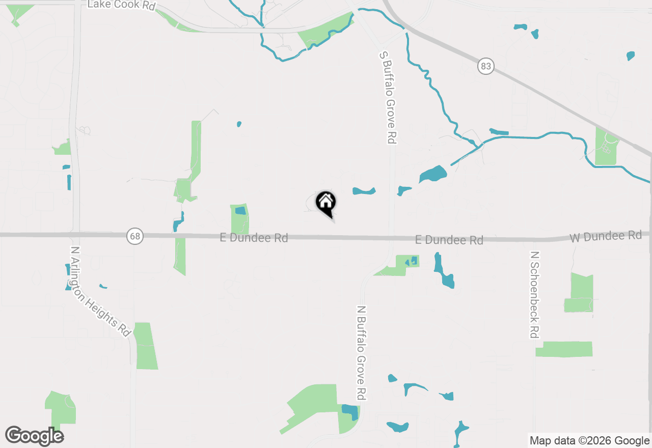Map of 4 Oak Creek Drive #1504, Buffalo Grove, IL 60089
