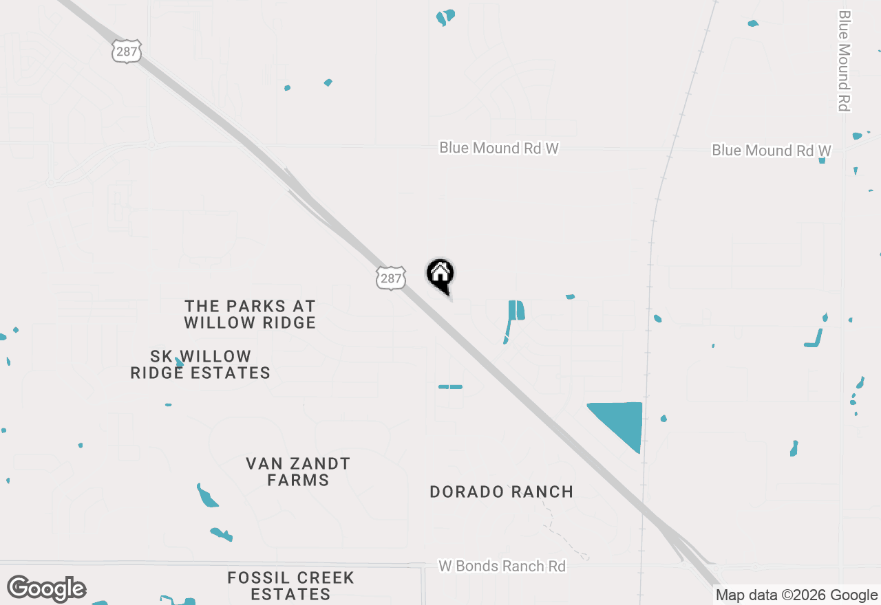 Map of 749 Cromane Road, Fort Worth, TX 76052